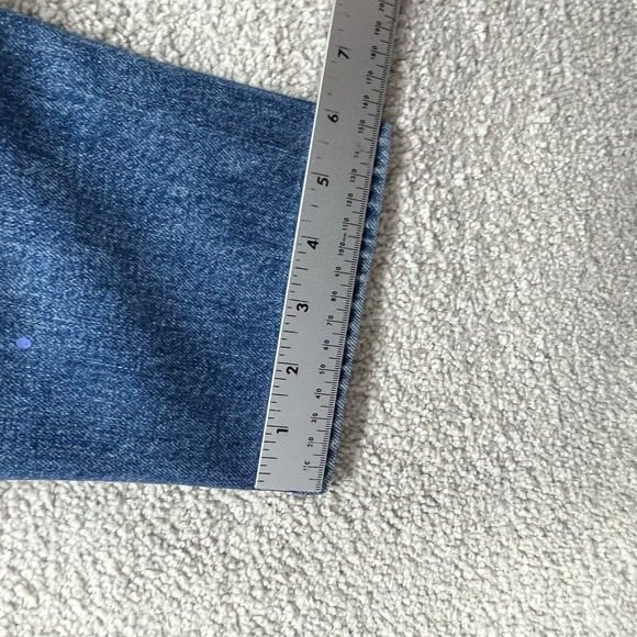 Hudson Jeans Women's 24 Blue Distressed Holly Straight Leg Mid Rise‎ 5-Pocket - Picture 16 of 16